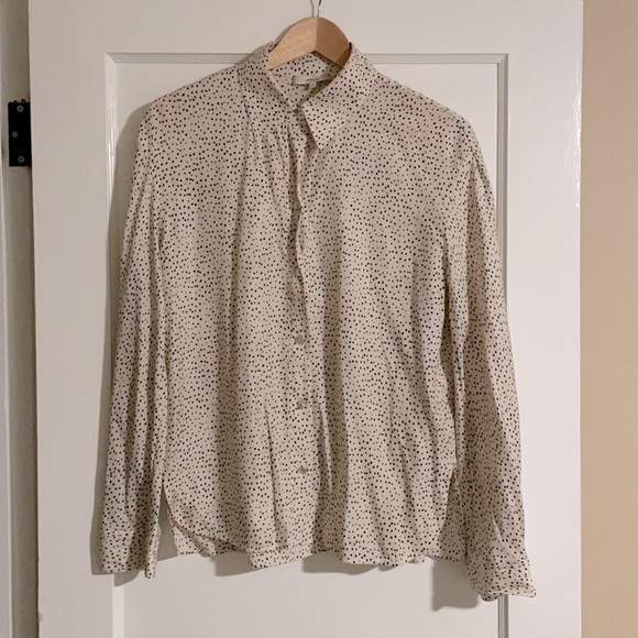 Vince silk/rayon button down blouse - Picture 1 of 3